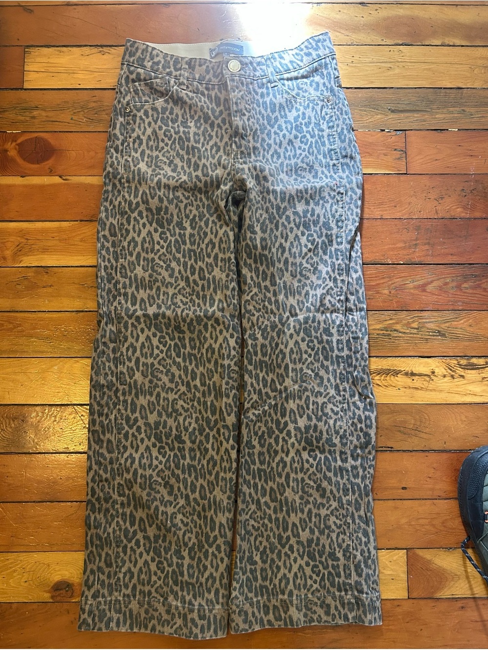 Leopard Print Wide-Leg